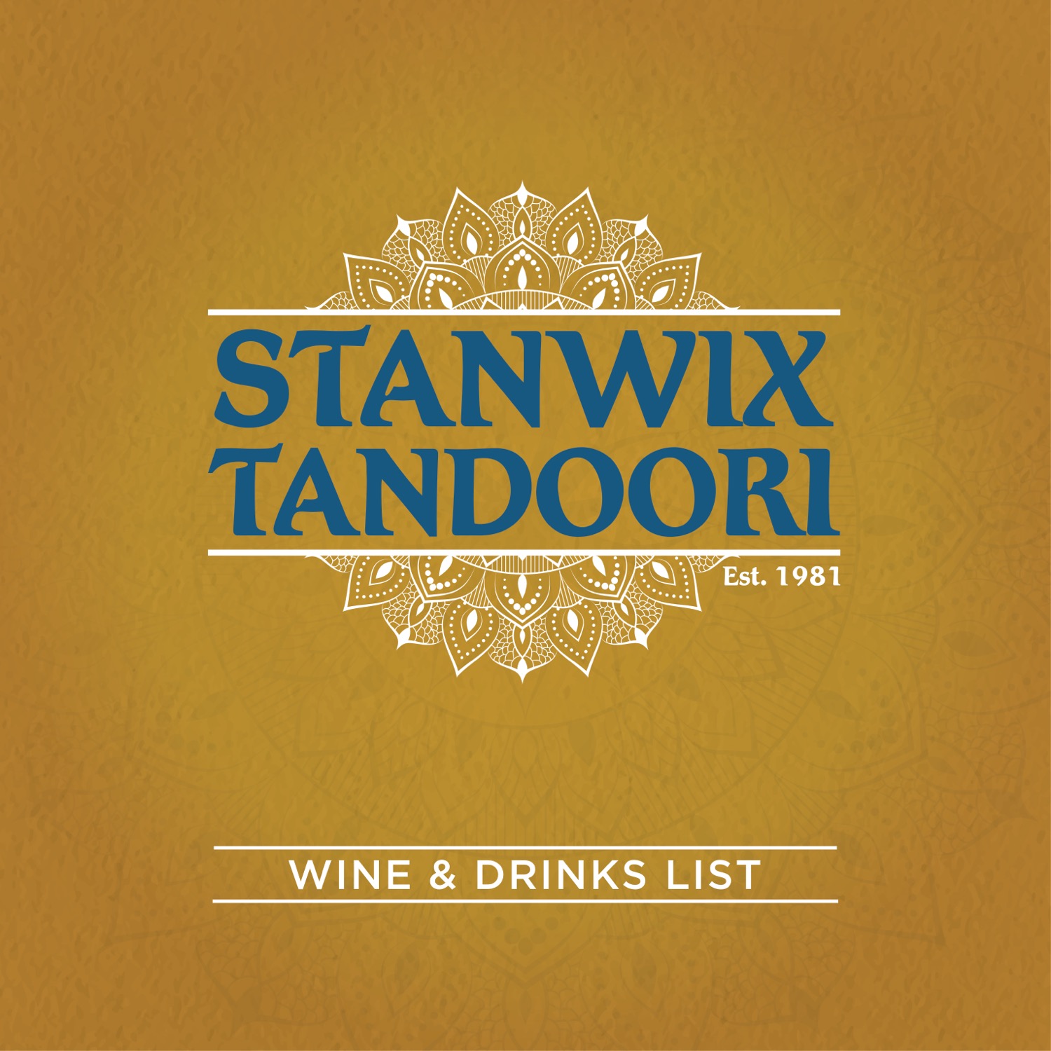 Wine & Drinks List cover
